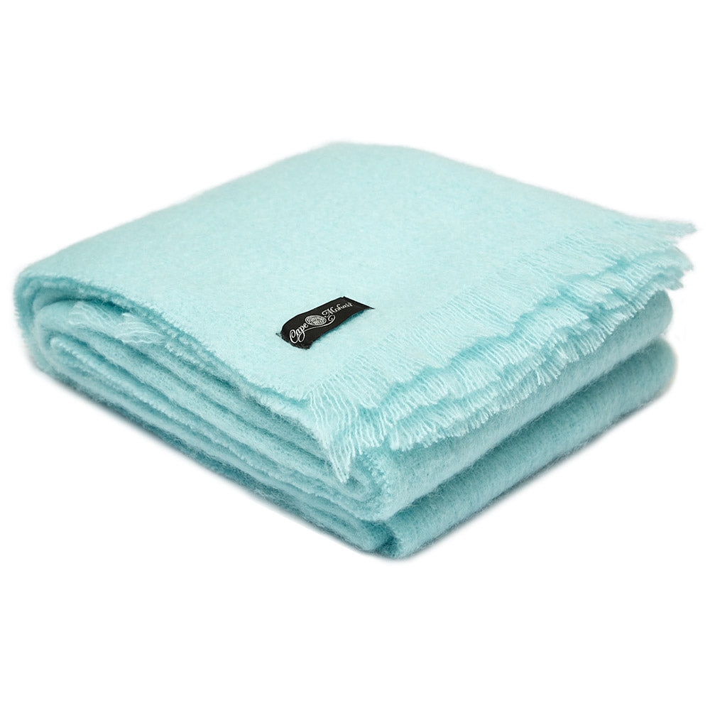 Duck Egg Mohair Blanket – The Mohair Mill Shop