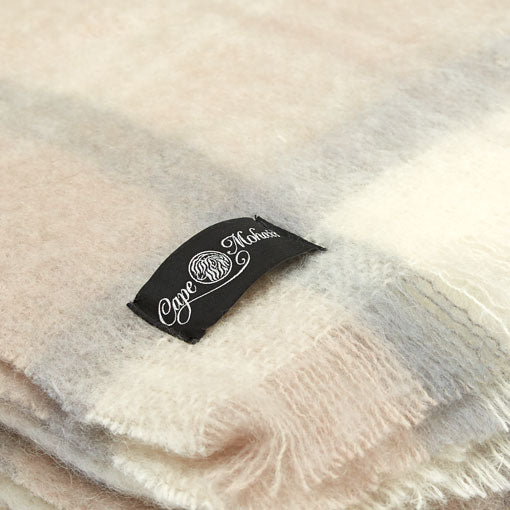 Earth Plaid Mohair Blanket The Mohair Mill Shop