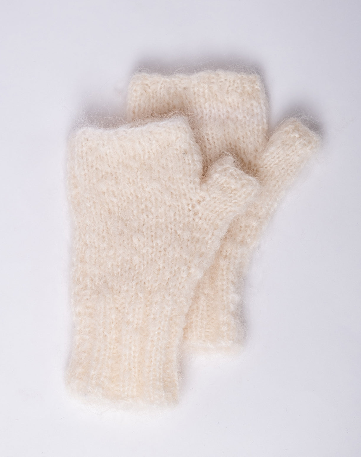 Fingerless Mohair Mittens/Gloves