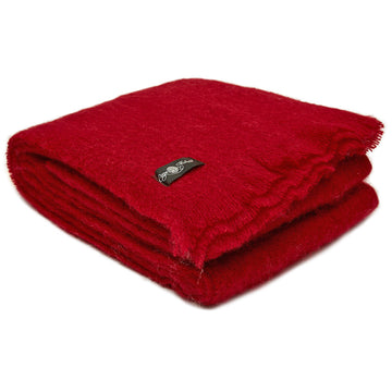 Merlot Mohair Blanket