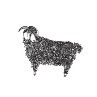 Mohair Mill Shop angora goat logo