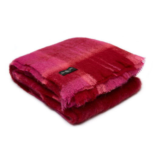 Spring Plaid Mohair Blanket The Mohair Mill Shop