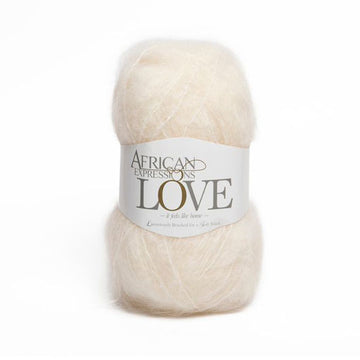 Natural Cream Mohair Yarn