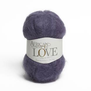 lavender mohair knitting yarn