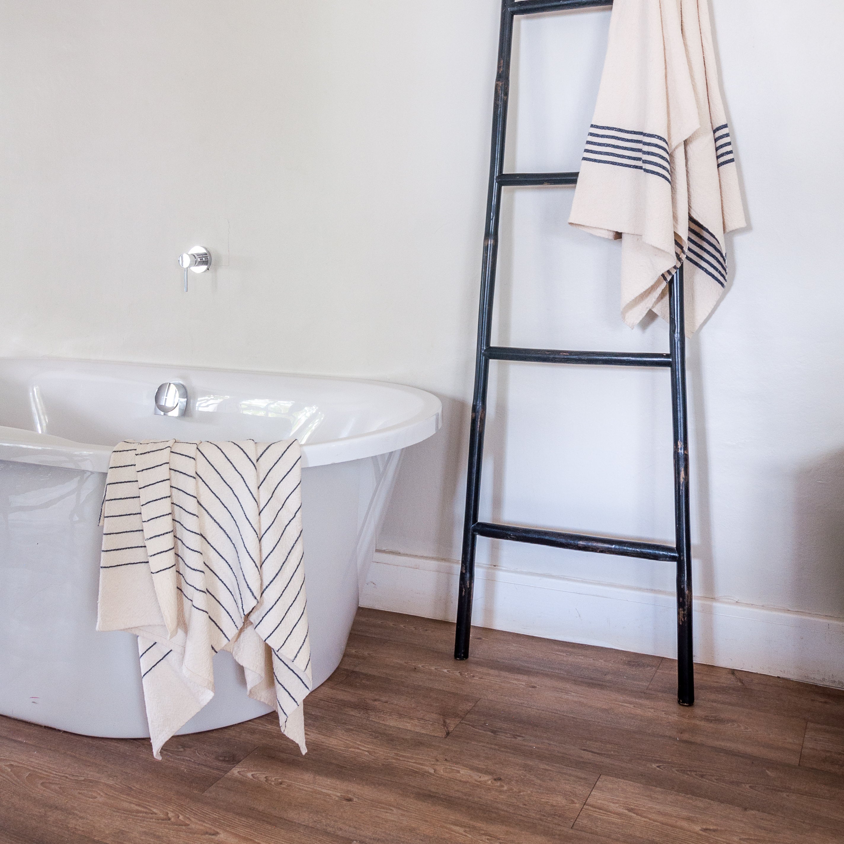 Hand Woven Cotton Bath and Beach Towels the mohair mill shop