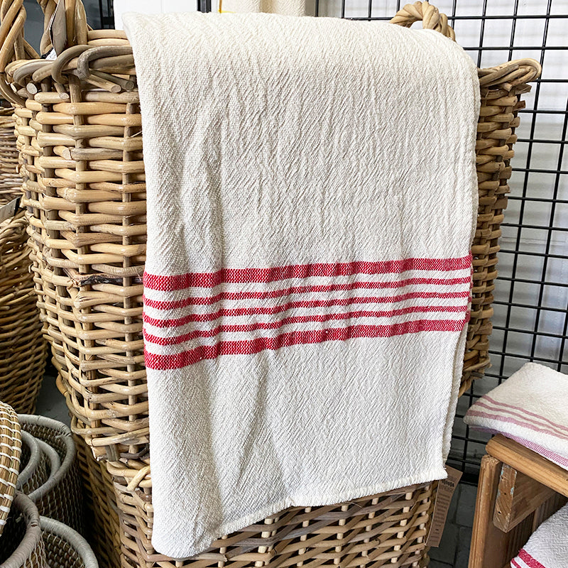 Hand Woven Cotton Table Cloth or Throw The Mohair Mill Shop